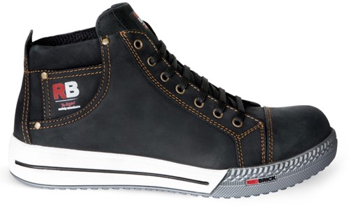 Redbrick Gold Sneaker Hoog S3 - Zwart - 47