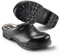 Sika 54 Klomp Open Hak SB - Zwart 
