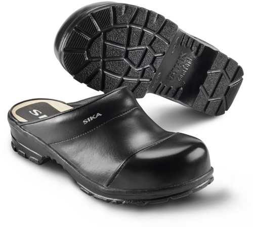 Sika 54 Klomp Open Hak SB - Zwart 