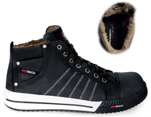 Redbrick Ice Sneaker Hoog S3 Gevoerd - Zwart - 45