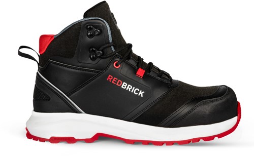 Redbrick Pulse Hoog S3 ESD 32321 - Zwart/Rood - 44