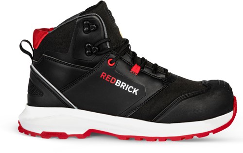 Redbrick Pulse Overnose Hoog S3 + KN ESD 32324 - Zwart/Rood - 44