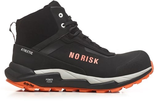 No Risk Athletic Mid STX Orange 1019.15 S7L - Zwart/Oranje - 42