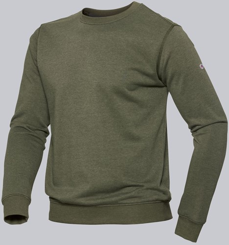 BP 1720-293 BP® Sweatshirt voor haar & hem - olijf XL  - OUTLET