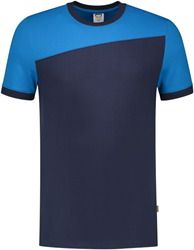 Tricorp 102006 T-shirt Bicolor Naden - InkTurquoise M