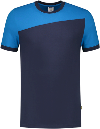 Tricorp 102006 T-shirt Bicolor Naden - InkTurquoise M