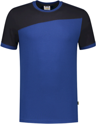 Tricorp 102006 T-shirt Bicolor Naden - RoyalblueNavy S