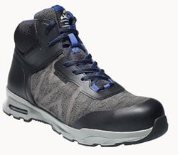 EMMA Hoge Werkschoen New York D S1P - Kleur: Grijs Zwart - Maat: 46 - OUTLET