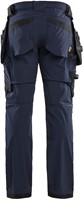 Blaklader 1720-1645 Werkbroek 4-weg Stretch - Donker marineblauw/Zwart 8699 - D88-1