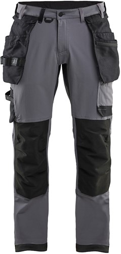 Blaklader 1720-1645 Werkbroek 4-weg Stretch - Medium Grijs/Zwart 9699 - D96