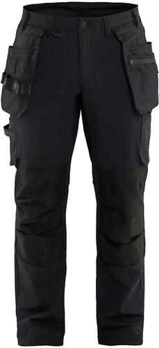Blaklader 1720-1645 Werkbroek 4-weg Stretch - Zwart 9900 - C56