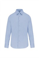 Kariban K522 Getailleerd heren non-iron overhemd lange mouwen - Bright Sky 3XL - OUTLET