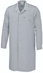 BP 1673-500 HACCP Lange jas  voor haar & hem - lichtgrijs  