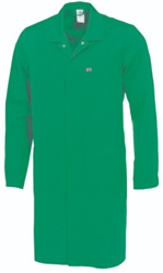 BP 1673-500  HACCP Lange jas  voor haar & hem - Groen