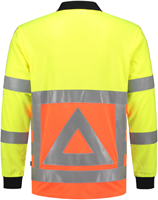 Tricorp 203002 Poloshirt Verkeersregelaar Lange Mouw - OrangeYellow 4XL-1