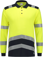 Tricorp 203003 Poloshirt Multinorm Bicolor - FluoryellowInk M