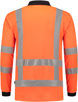 Tricorp 203005 Poloshirt RWS Birdseye Lange Mouw - Fluororange L-1