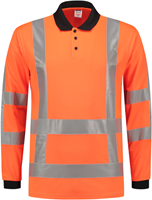 Tricorp 203005 Poloshirt RWS Birdseye Lange Mouw - Fluororange L