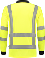Tricorp 203005 Poloshirt RWS Birdseye Lange Mouw - Fluoryellow 4XL-1
