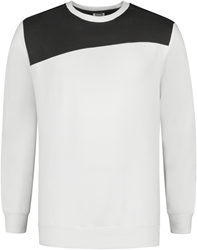 Tricorp 302013 Sweater Bicolor Naden - WhiteDarkgrey S