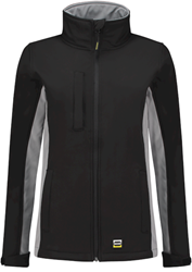 Tricorp 402008 Softshell Bicolor Dames - BlackGrey XS