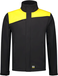 Tricorp 402021 Softshell Bicolor Naden - BlackYellow L
