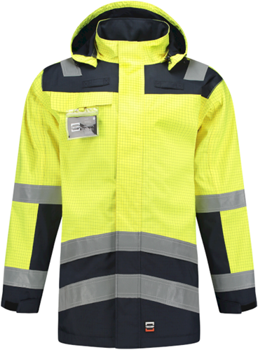 Tricorp 403009 Parka Multinorm Bicolor - FluoryellowInk S