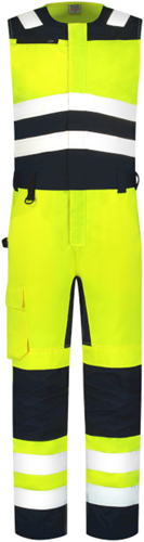 Tricorp 753007 Bodybroek High Vis Bicolor - FluoryellowInk 60