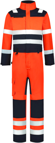 Tricorp 753009 Overall High Vis Bicolor - FluororangeInk 64