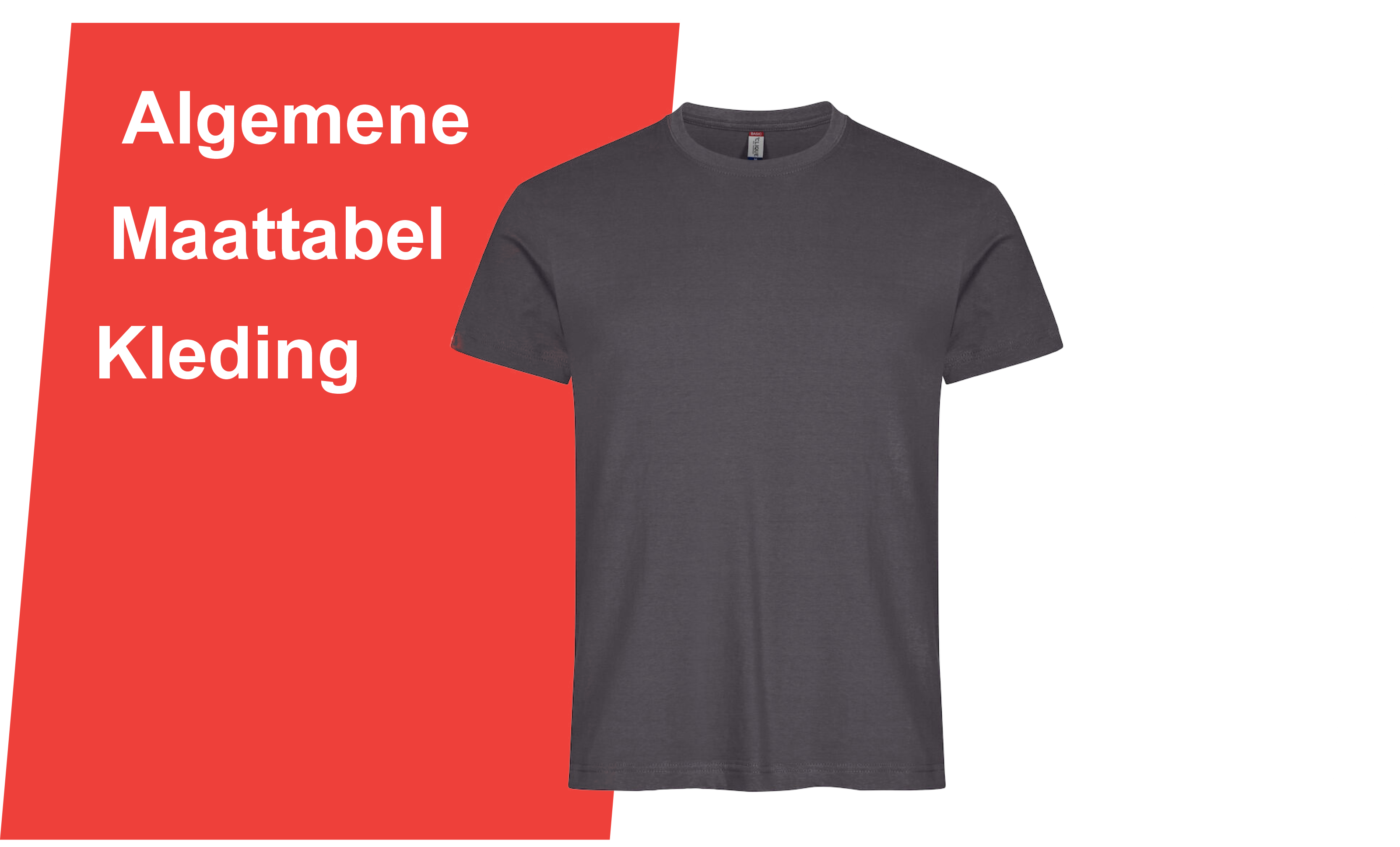 BHH - Maattabellen kleding