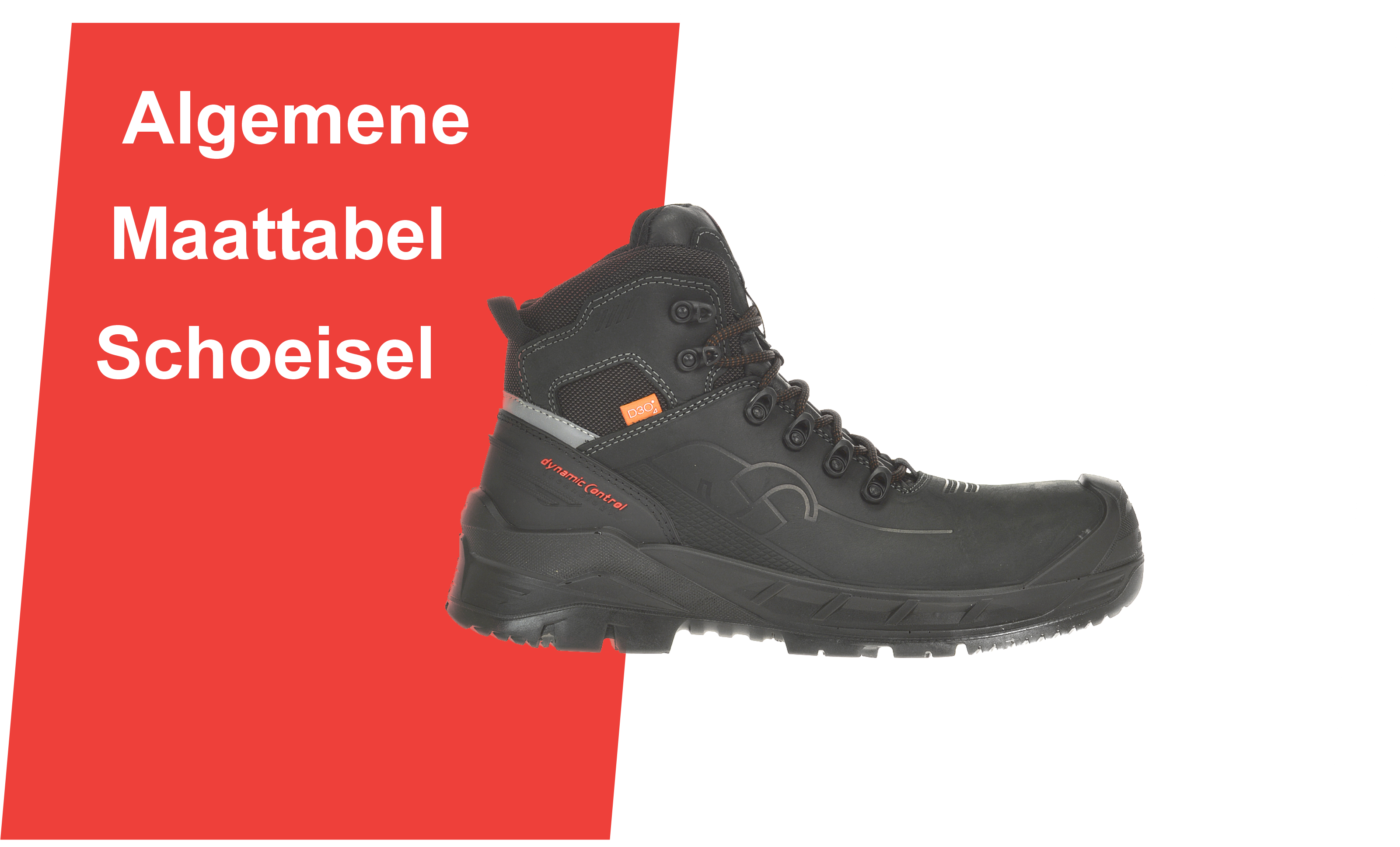 BHH - Maattabellen schoeisel