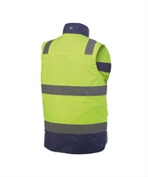 DASSY Bilbao 350100 PES 70 - FLUOGEEL/MARINEBLAUW STANDAARD 4XL-1