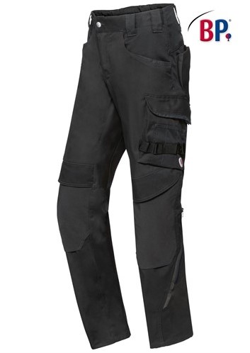 BP 1825-032 BP® Stretch-werkbroek met kniezakken - zwart 48l  - OUTLET