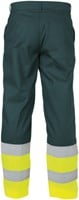 Basic Line Corona Hoge zichtbaarheidswerkbroek (10438) - GROEN/FLUO-GEEL - 60-1