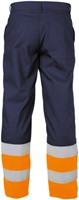 Basic Line Corona Hoge zichtbaarheidswerkbroek (10438) - MARINEBLAUW/FLUO-ORANJE - 66-1