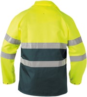 Basic Line Lins Hoge zichtbaarheidswerkvest (10439) - FLUOGEEL/GROEN - XL-1