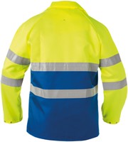 Basic Line Lins Hoge zichtbaarheidswerkvest (10439) - FLUOGEEL/KORENBLAUW - XL-1