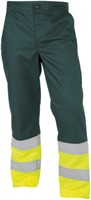 Basic Line Corona Hoge zichtbaarheidswerkbroek (10438) - GROEN/FLUO-GEEL - 68