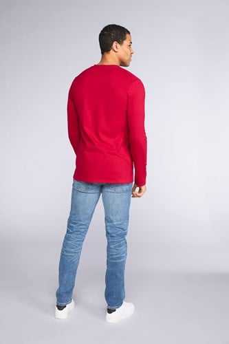 Gildan GI64400 Softstyle Euro Fit Adult Long Sleeve T-shirt -2