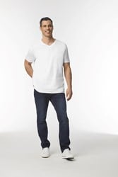 Gildan GI64V00 Softstyle Euro Fit Adult V-neck T-shirt 