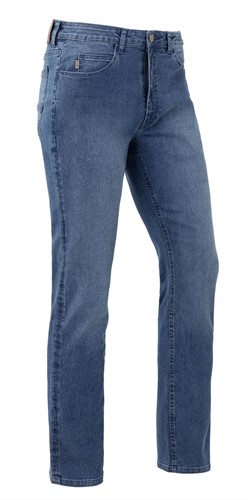 Brams Paris Gibson men A22 stretch pant mid blue wash - Medium blue - 34W42