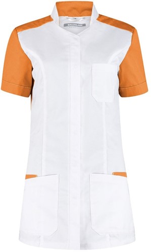 Haen High Line damesjasje Terra met tricot - Wit met warm oranje contrast 2XL