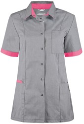 Haen Trend Line damesjasje Fijke - Wit met shocking pink contrast XL