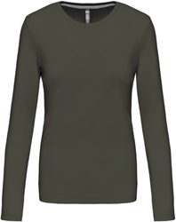 Kariban K383 Dames T-shirt ronde hals lange mouwen