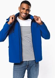 Kariban K413 Heren softshell jas met afneembare capuchon