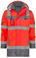 DASSY Limasol 500132 PES 70 - FLUOROOD/CEMENTGRIJS STANDAARD L-2