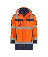 DASSY Limasol 500132 PES 70 - FLUO-ORANJE/MARINEBLAUW STANDAARD 2XL