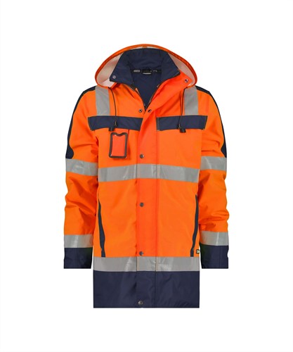 DASSY Limasol 500132 PES 70 - FLUO-ORANJE/MARINEBLAUW STANDAARD 3XL