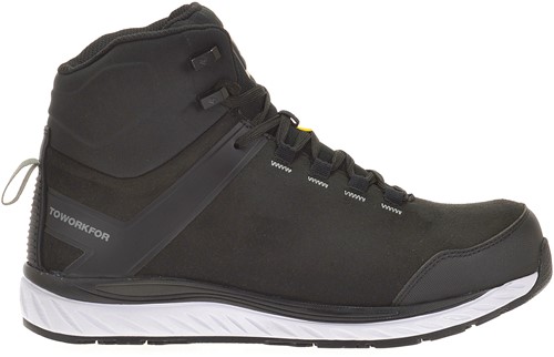 TOWORKFOR Hammer Boot S3 ESD - Kleur: ZWART/WIT - Maat: 40 - OUTLET
