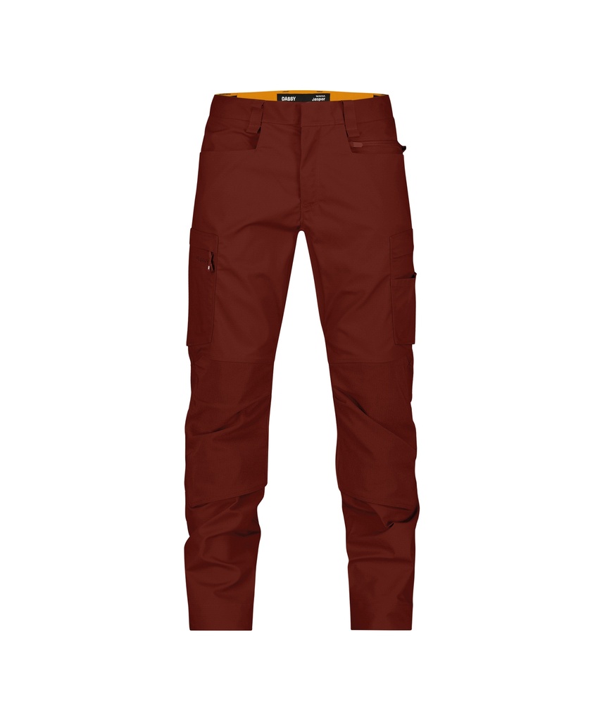 [2011312038B05389540] DASSY Jasper Werkbroek met kniezakken PESCO38 (BAKSTEENROOD (538), 40 MINUS)